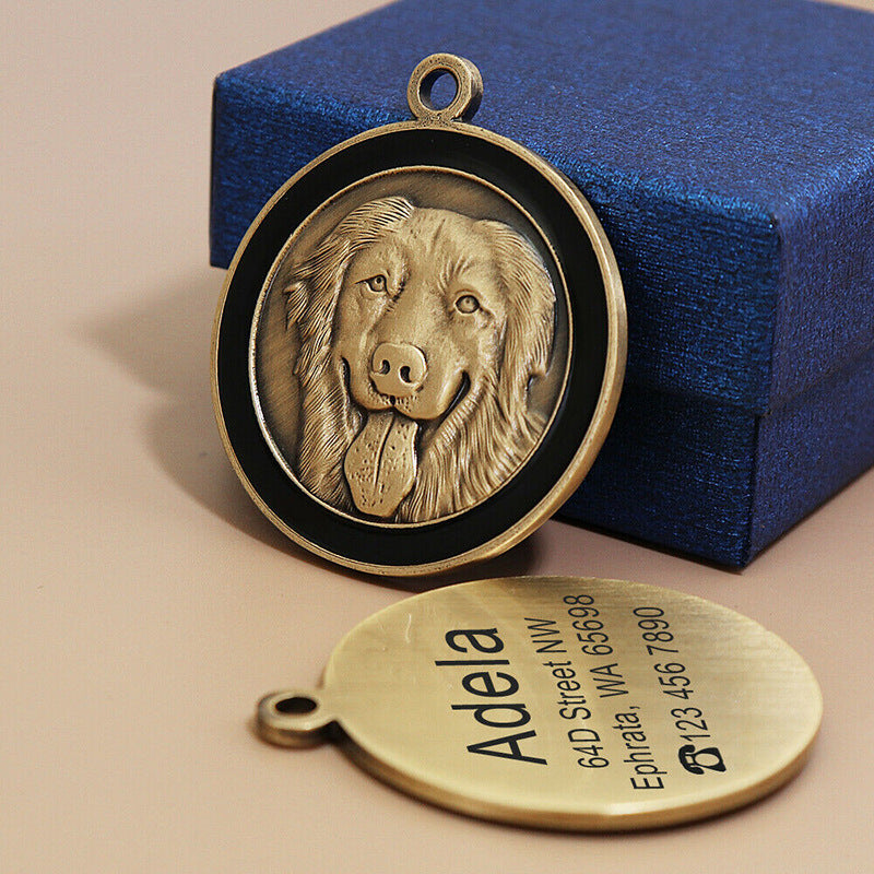 Anti-Lost Metal Dog and Cat Identity Tags