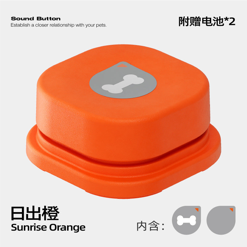 Pet Communication Button for Interactive Dog Training