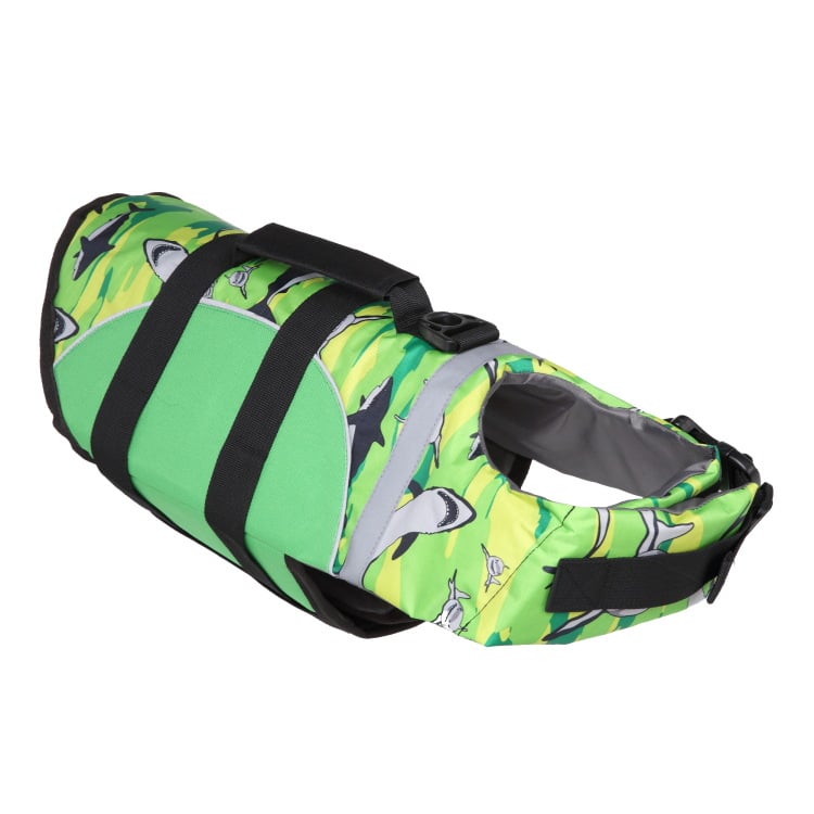 Adjustable Mermaid Shark Dog Life Vest for Swimming