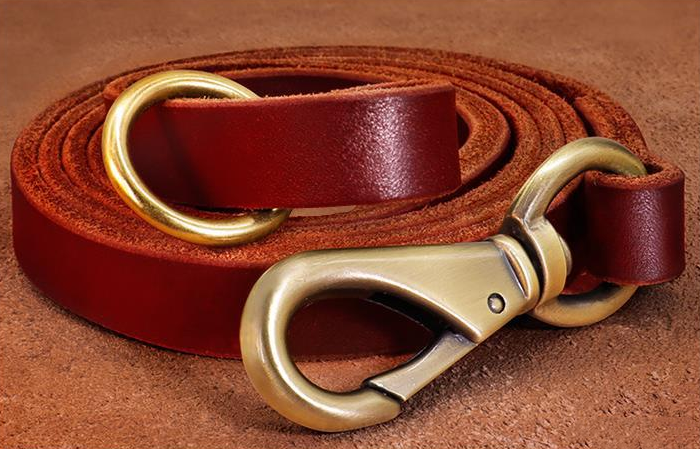 Genuine Leather Leash for Large Dogs like Labradors