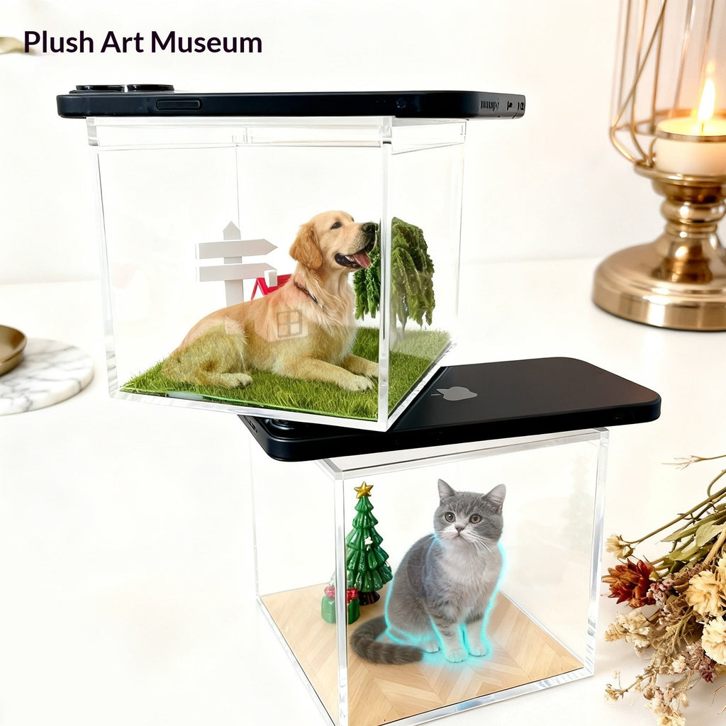 DIY Holographic Memorial Projection Box for Pets