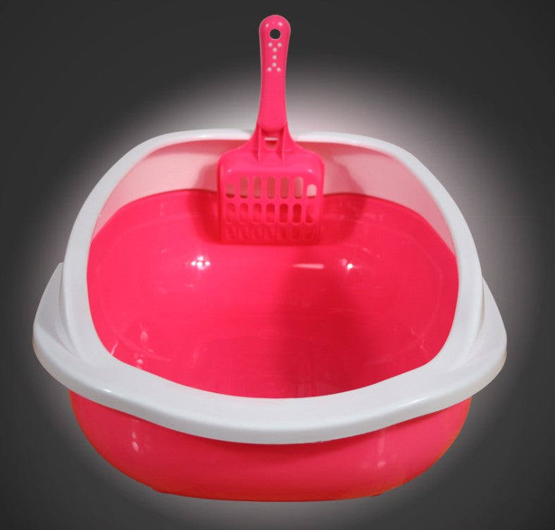 Cat Litter Box with Odor Control and Shaking Feature
