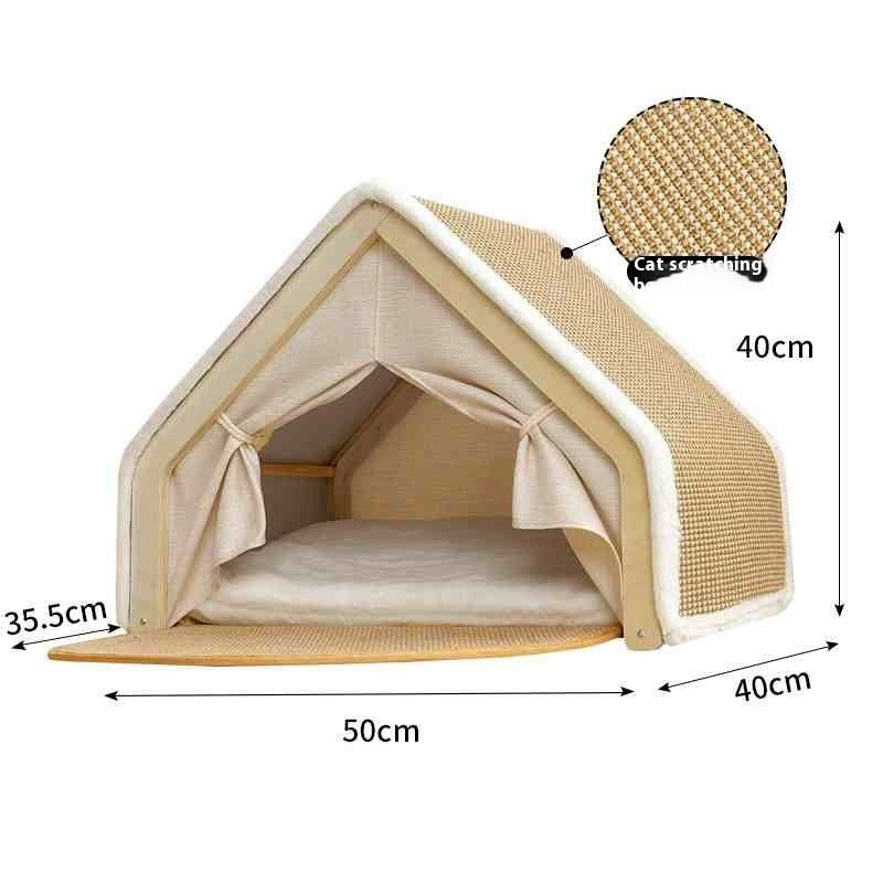 Sisal Cat Scratch Tent