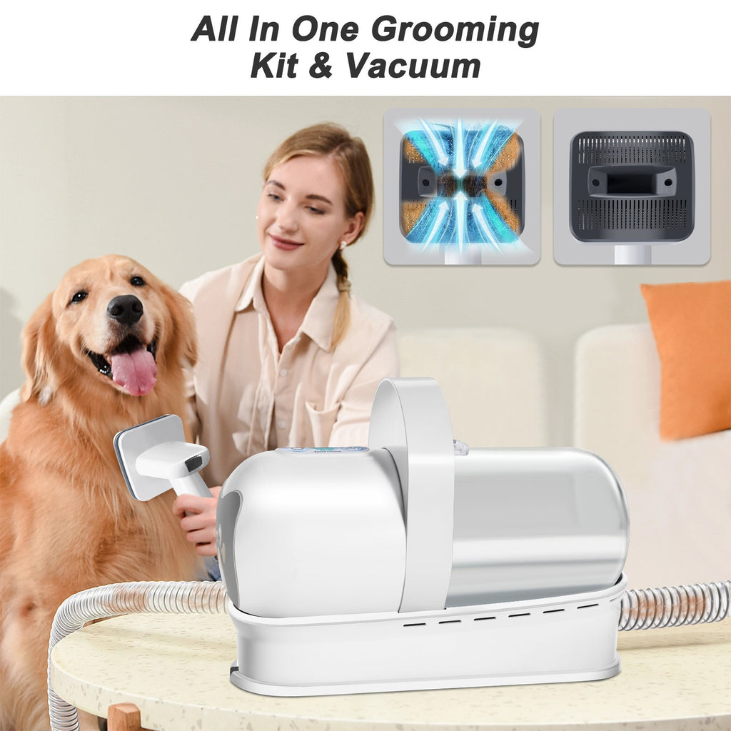 7-in-1 Vacuum Pet Grooming Device