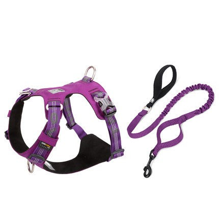 Large Pet Walking Dog Traction Rope and Chest Strap