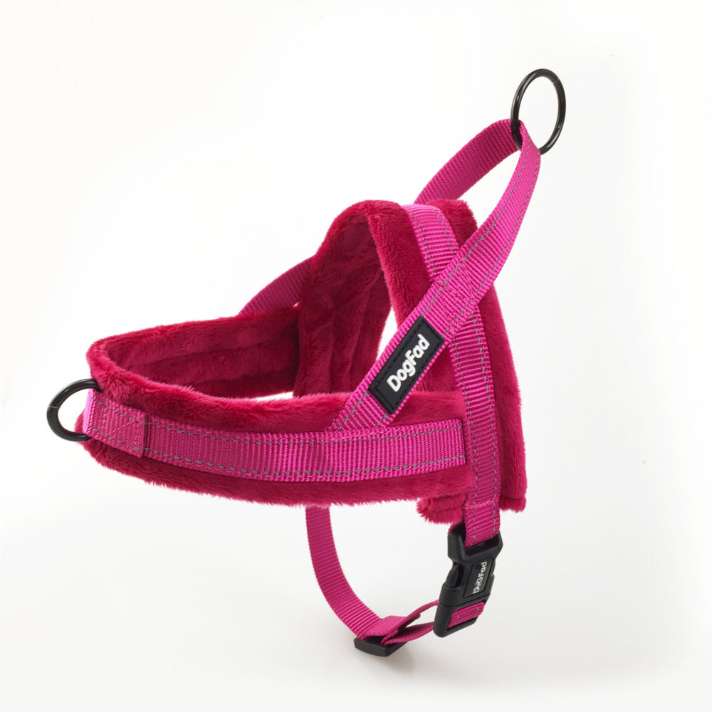 Comfortable Fleece Lined Dog Harness with Leash