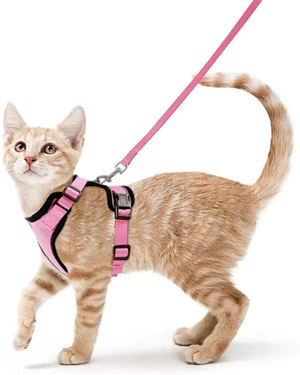 Reflective Breathable Chest Strap for Cats
