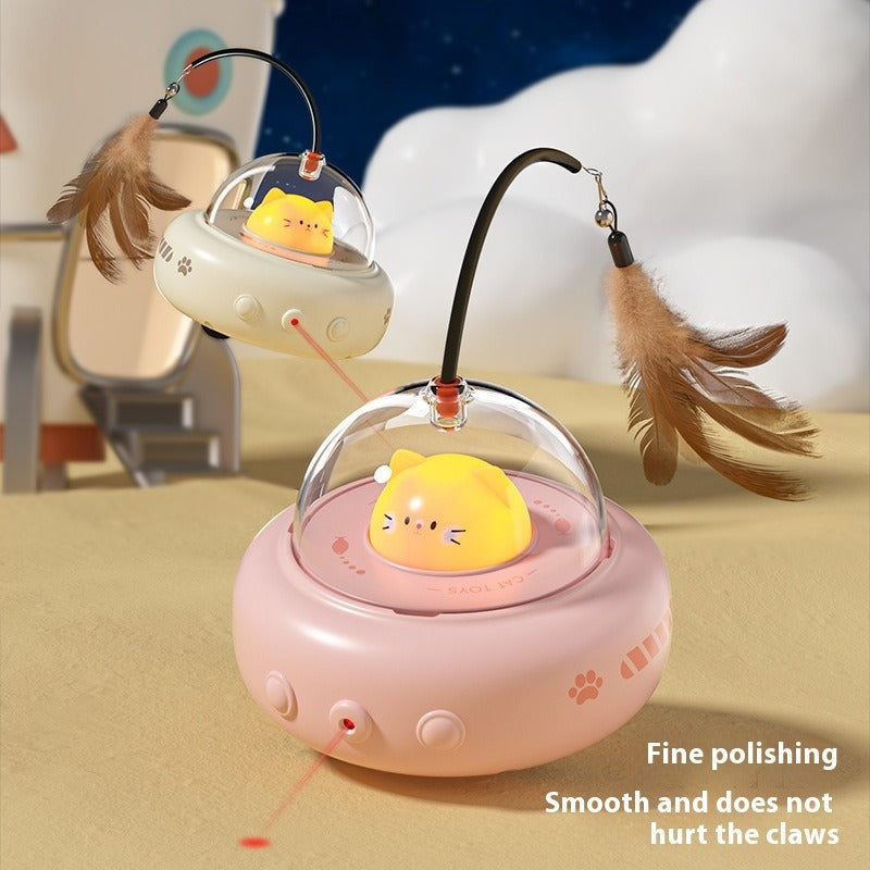 Smart Electric UFO Cat Teaser Toy