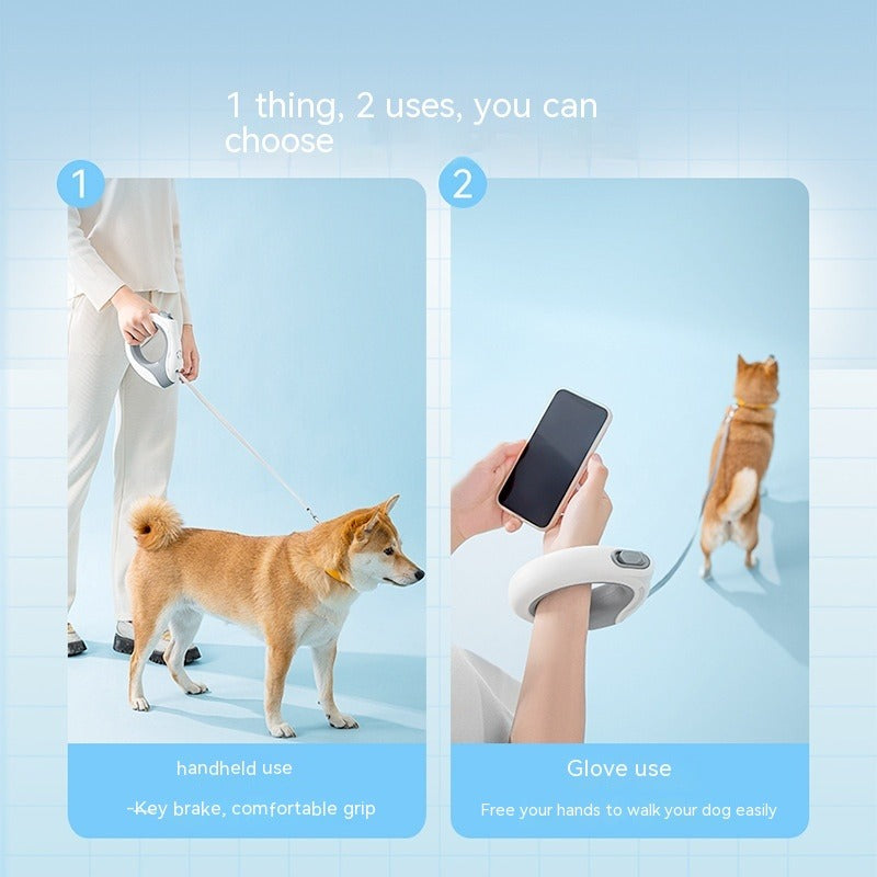 LED Retractable Dog Leash
