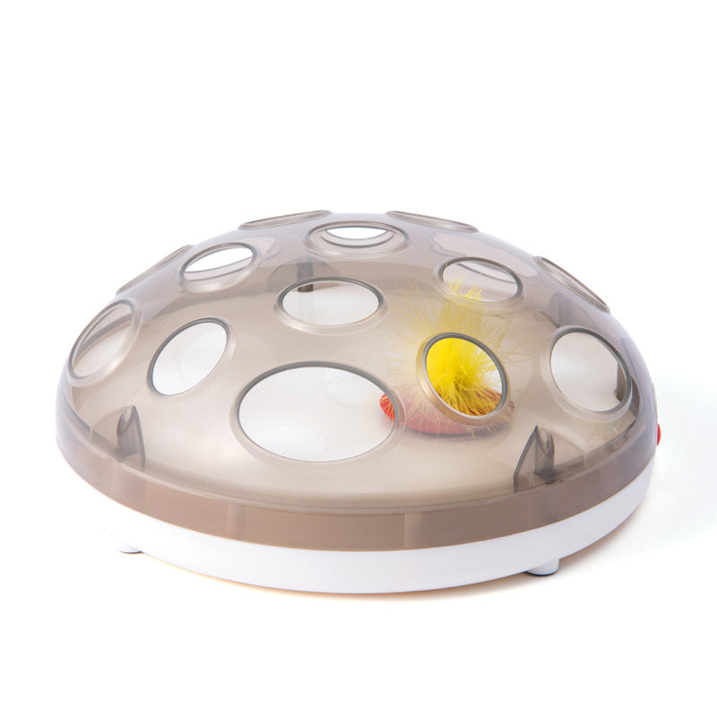 Electric Cat Toy Spinner with Magnetic Levitation