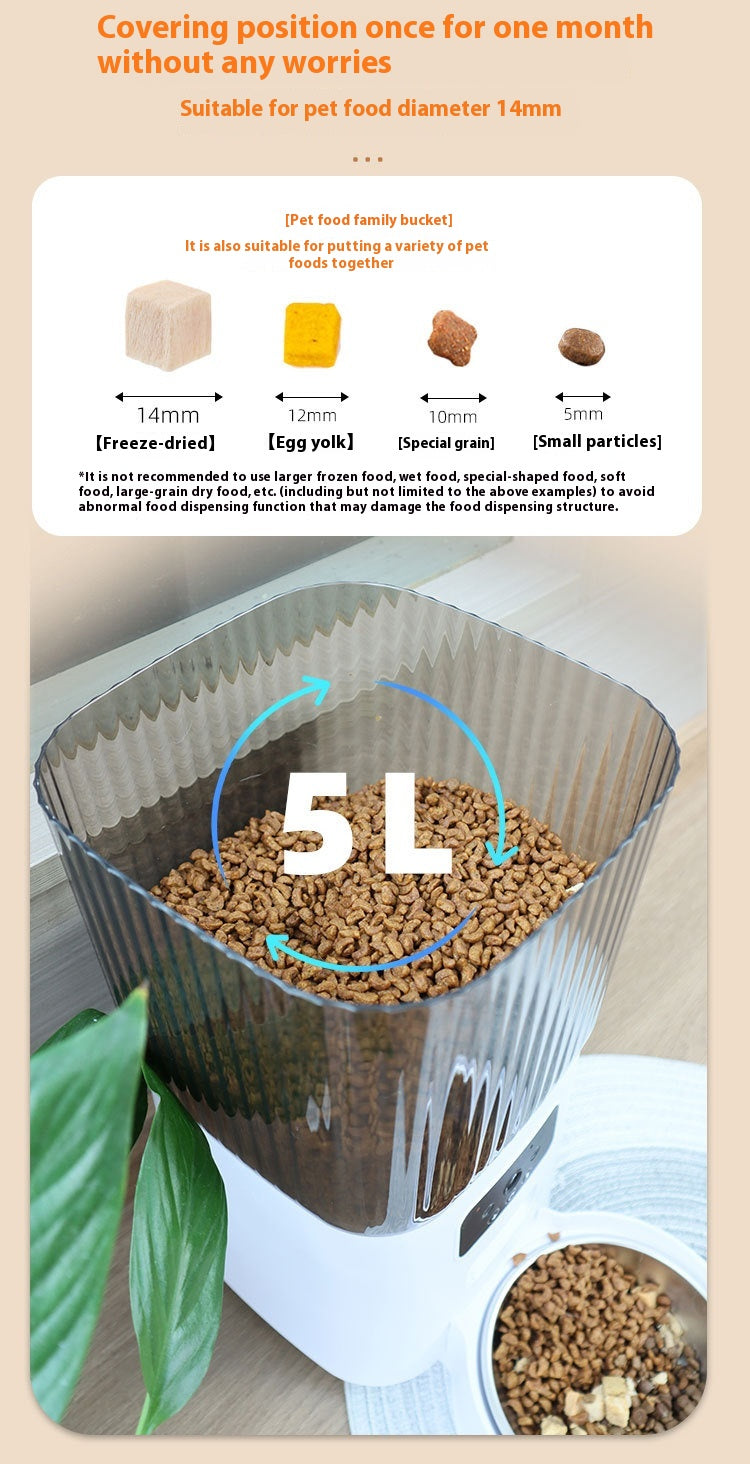 5L Automatic Pet Feeder