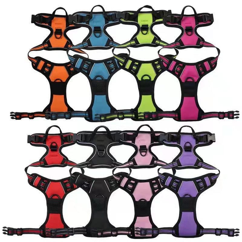 Reflective Dog Anti-Shock Harness Vest