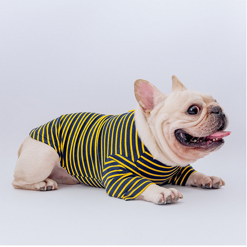 Cotton Stretch Corduroy Shirt for Four-Legged Pets