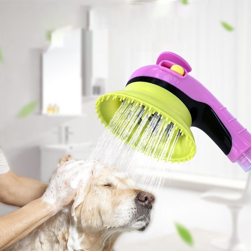 Pet Shower Kit with Head, Brush, and Massage Tools