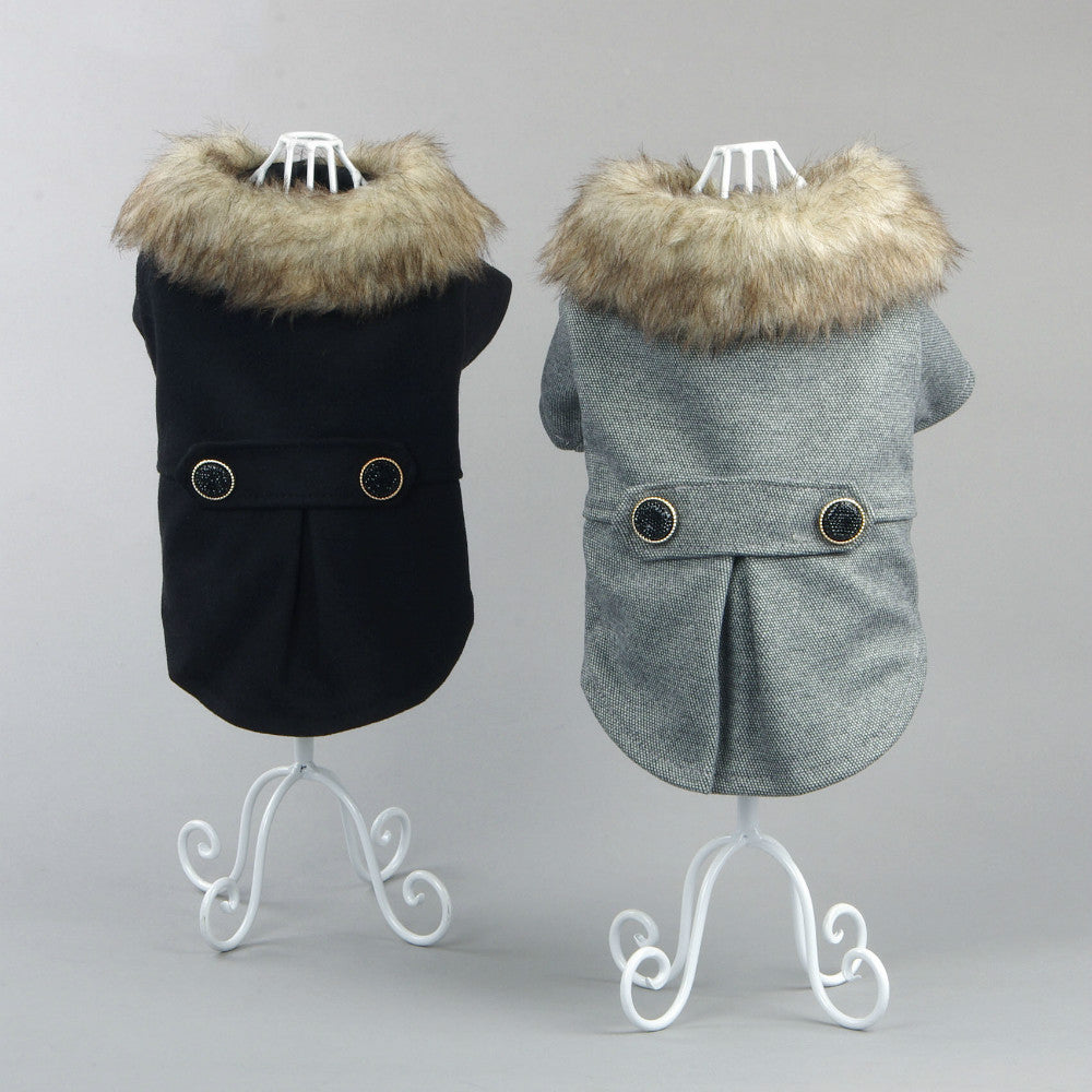 Winter Dog Coat - British Style for Teddy Dogs