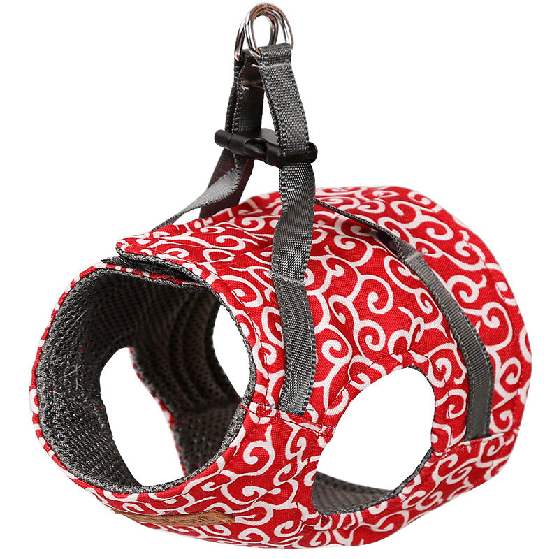 Cat Traction Rope Chest Harness and Vest Style Outfit