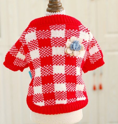 Autumn Winter Sweater for Pets: Dogs and Cats