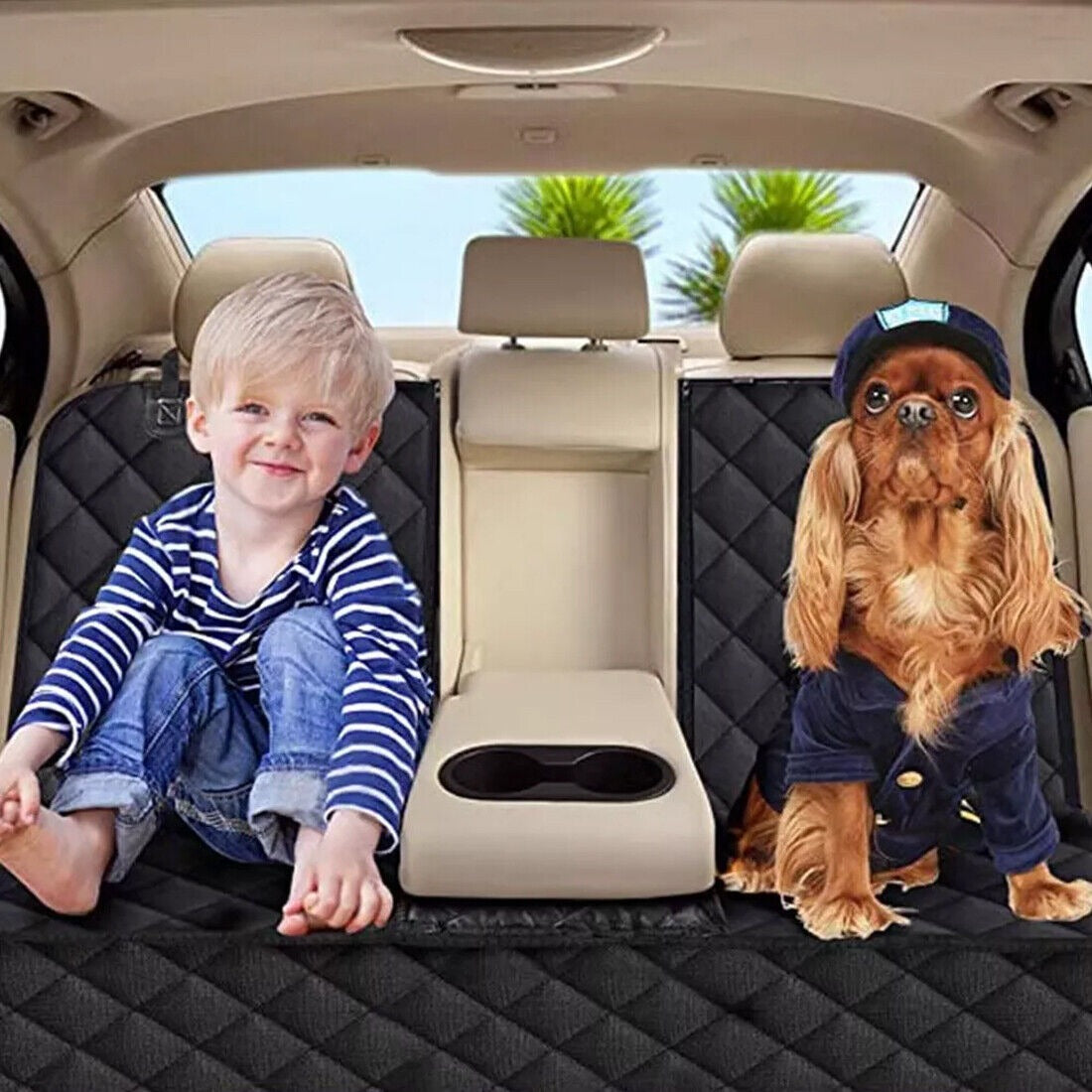 Car Rear Back Seat Cover Dog Protector Mat