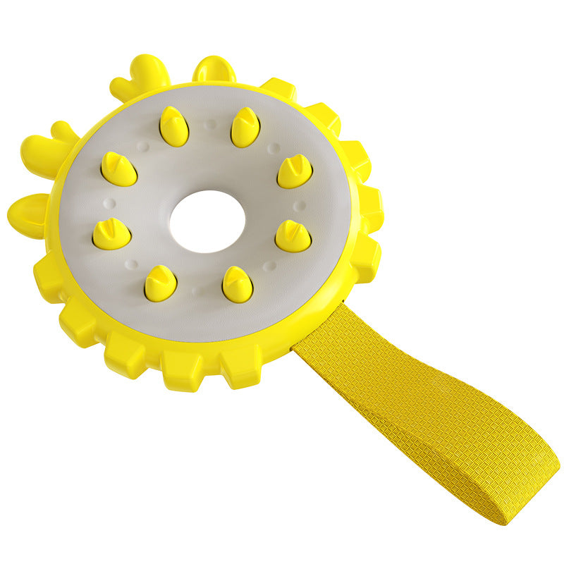 Dog Toothbrush Ring Toy for Bite Resistance Training