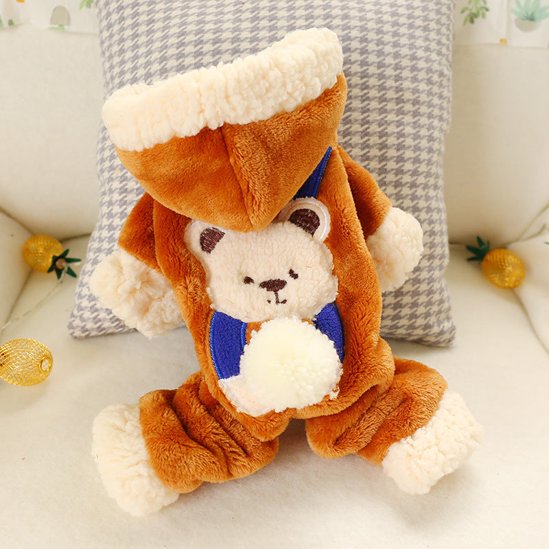 Warm Snowball Bear Clothing Transformation