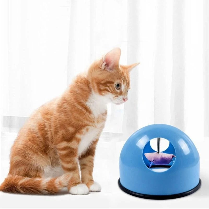 Rotating Cat Toy Interactive Play Disc for Cats