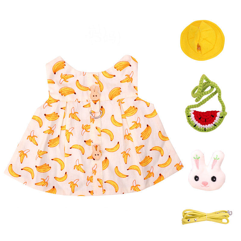 Summer Bunny Dress for Pets - Princess Style