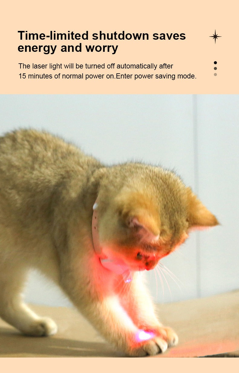 USB Rechargeable Interactive Laser Cat Collar