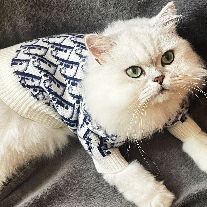 2022 New Knitted Pet Sweater for Dogs and Cats
