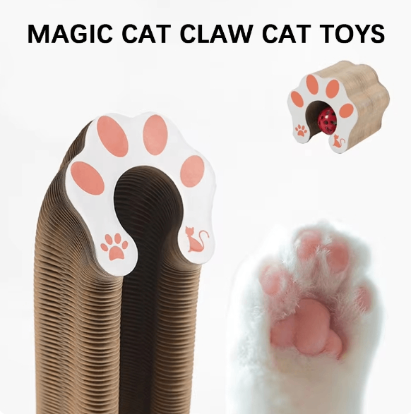 Accordion Style Cat Scratching Board Toy