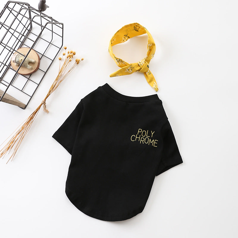 Teddy Dog Outfit with Matching T-Shirt for Pets