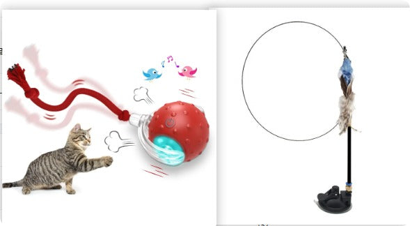 Interactive Cat Rolling Ball Toy