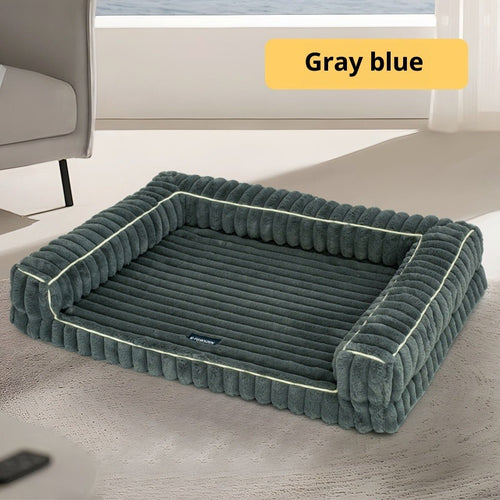 Angora Stripe Removable Pet Bed