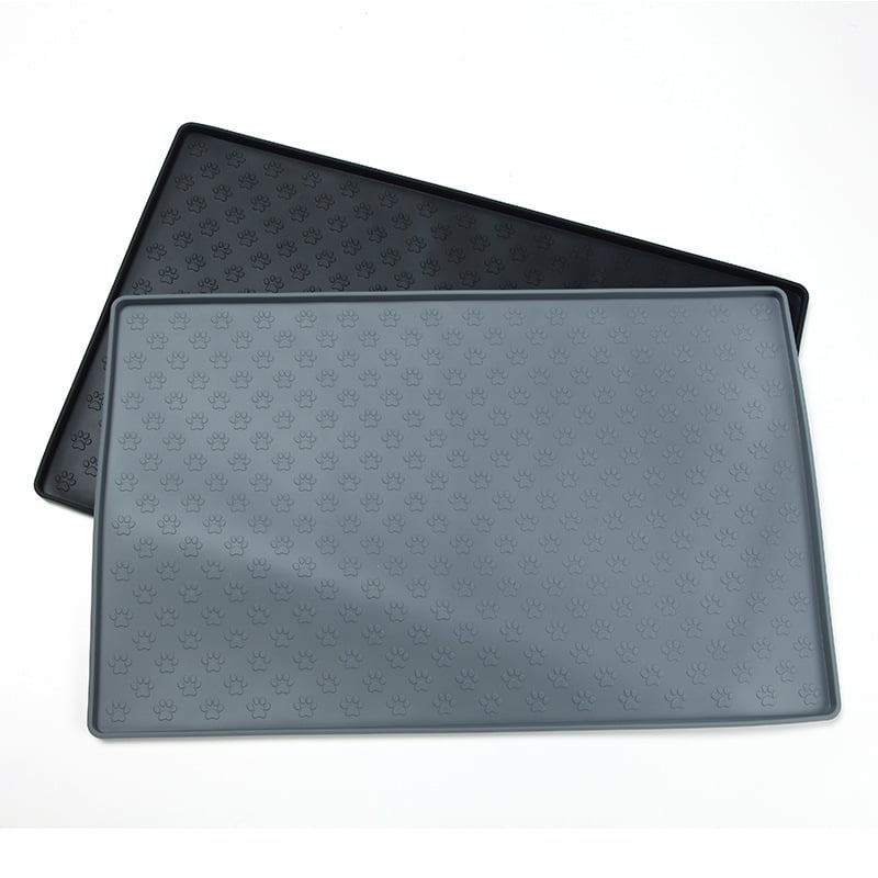 Waterproof Silicone Pet Mat - Easy to Clean & Square