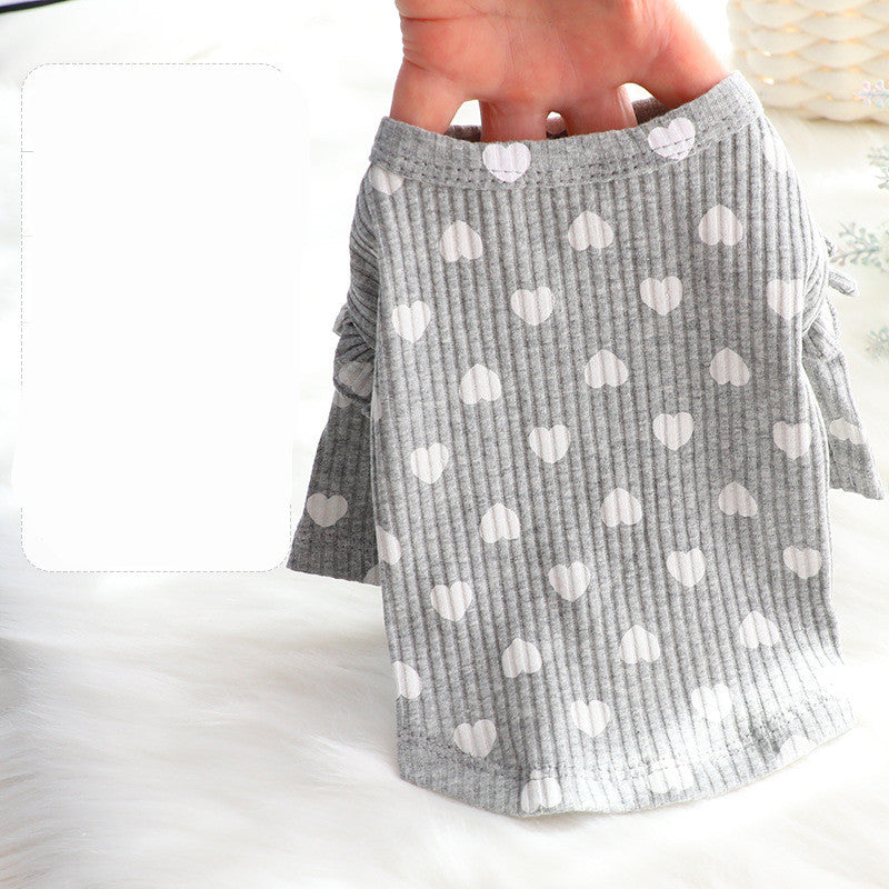 Cute Cotton Bottoming Shirt for Small Dogs & Cats