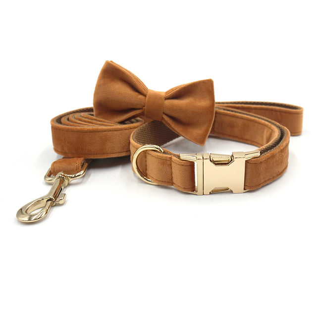 Velvet Dog Collar Pet Necklace