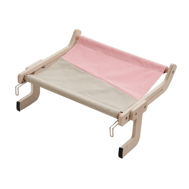 Wooden Cat Bed Hanging Window Perch