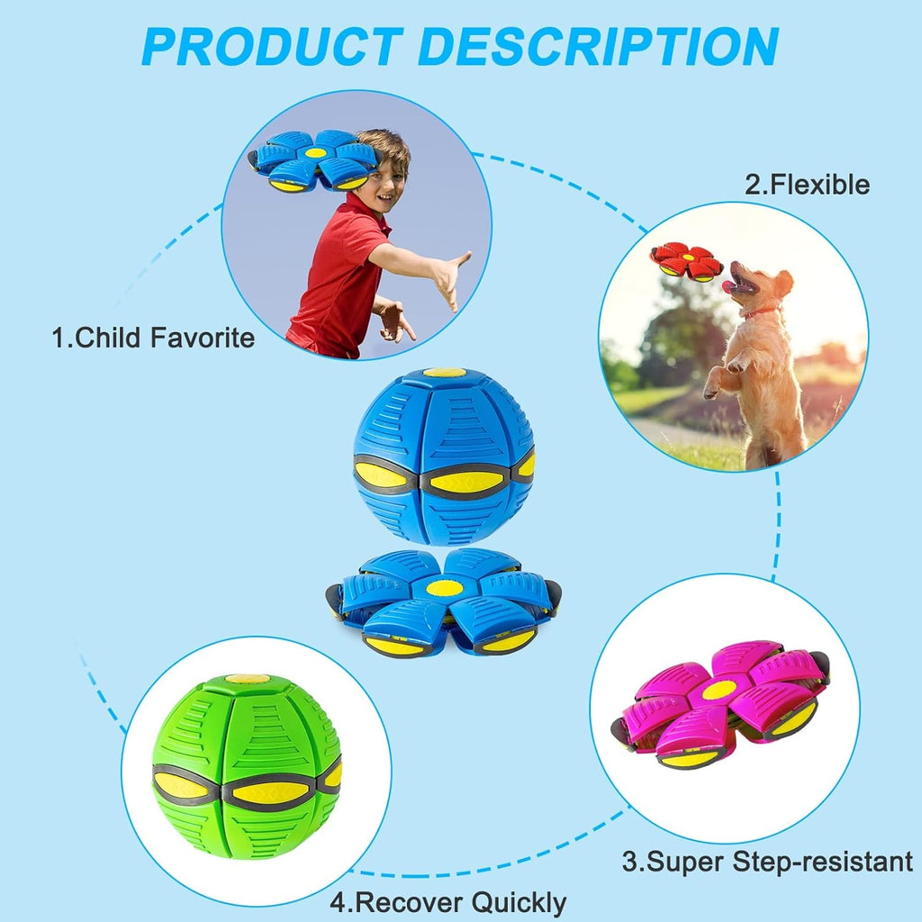 Flying Saucer Ball Pet Toy