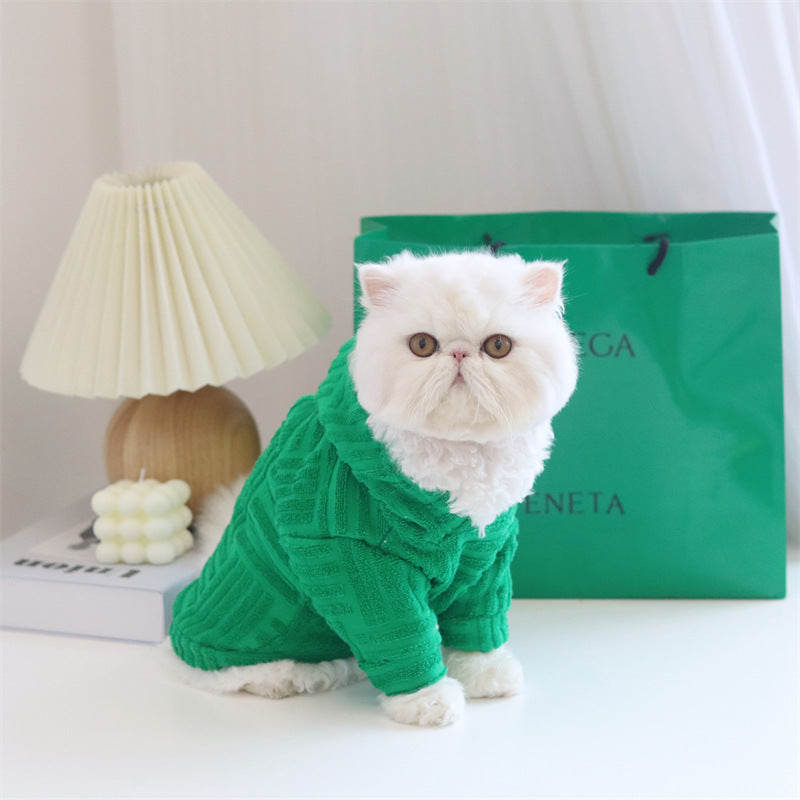 Christmas Terry Cloth Outfit for Dogs