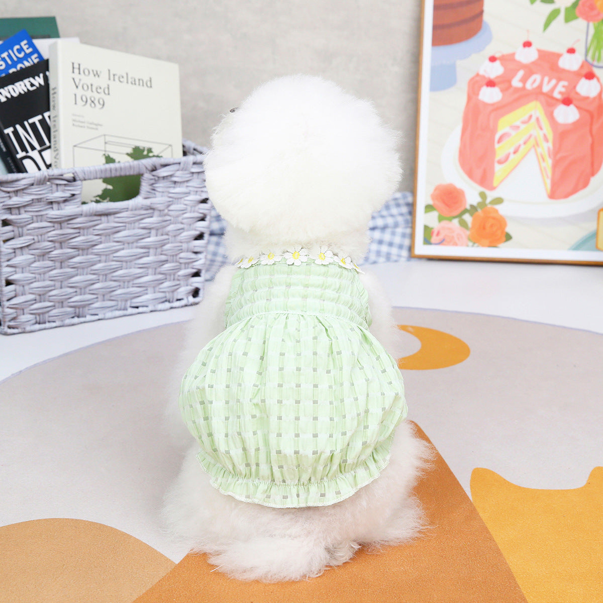 Spring Summer Puppy Dress in Pet Fashion Collection