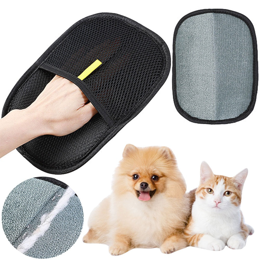 Pet Hair Remover Mitt Glove for Dogs & Cats