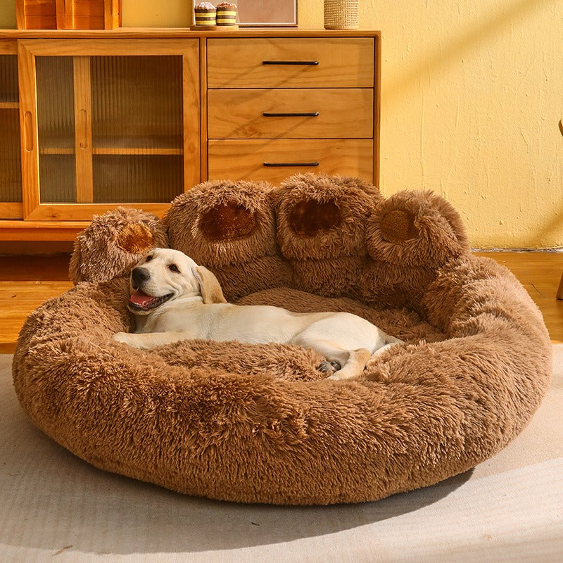 Kennel Fleece-Lined Dog Bed Sofa Mattress