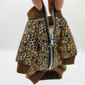 Leopard Print Dog Clothes for Spring and Autumn