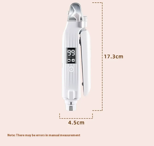 Rechargeable Pet Nail Clippers with LED Light