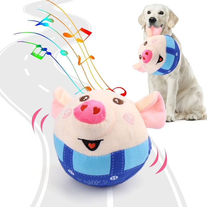 Jumping Electric Dog Piglet Plush Toy