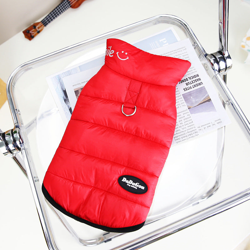Cotton-Padded Two-Legged Clothing for Small Pets