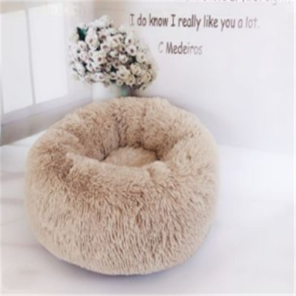 Round Plush Cat and Dog Bed - view 23