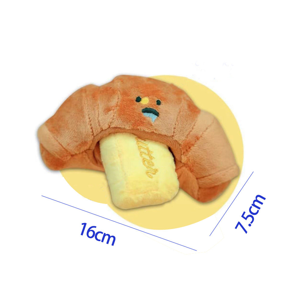 Korean Style Ins Horn Bag Pet Squeaky Plush Toy