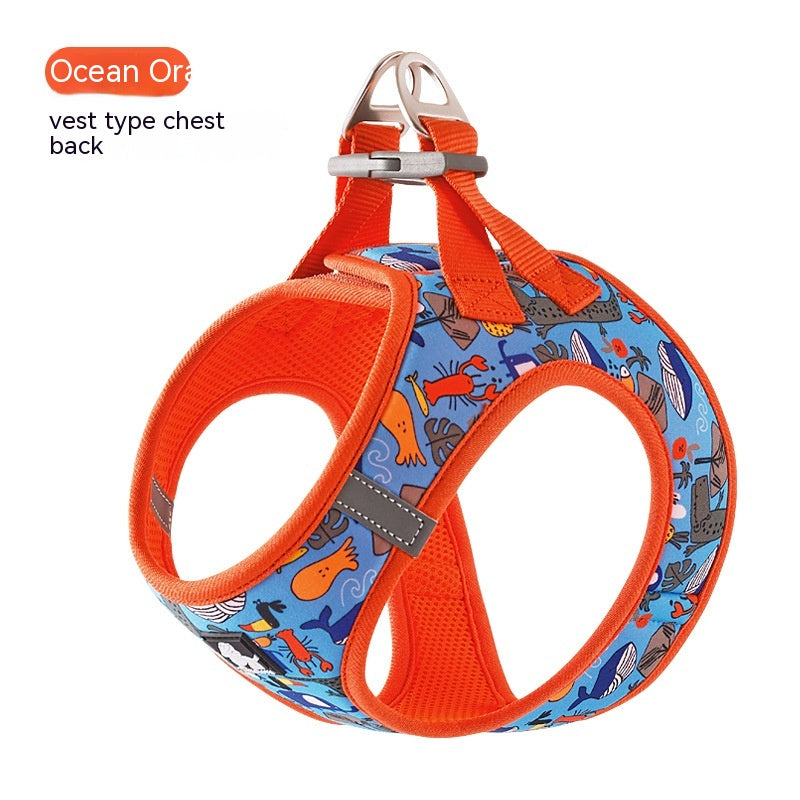 Lightweight Breathable Dog Vest with Hand Holding Strap