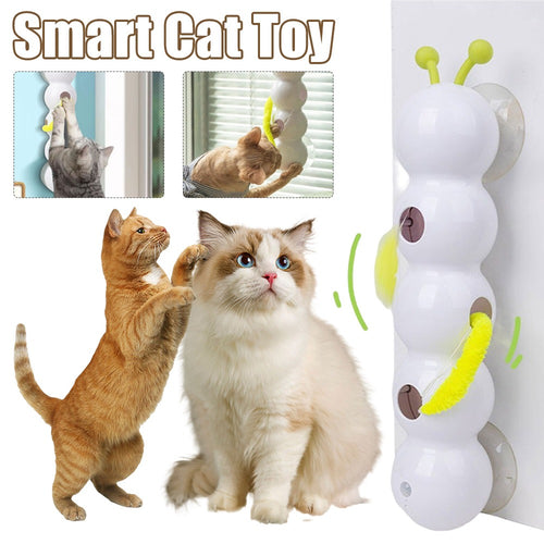Automatic Motion Activated Cat Toy with Rechargeable Tail