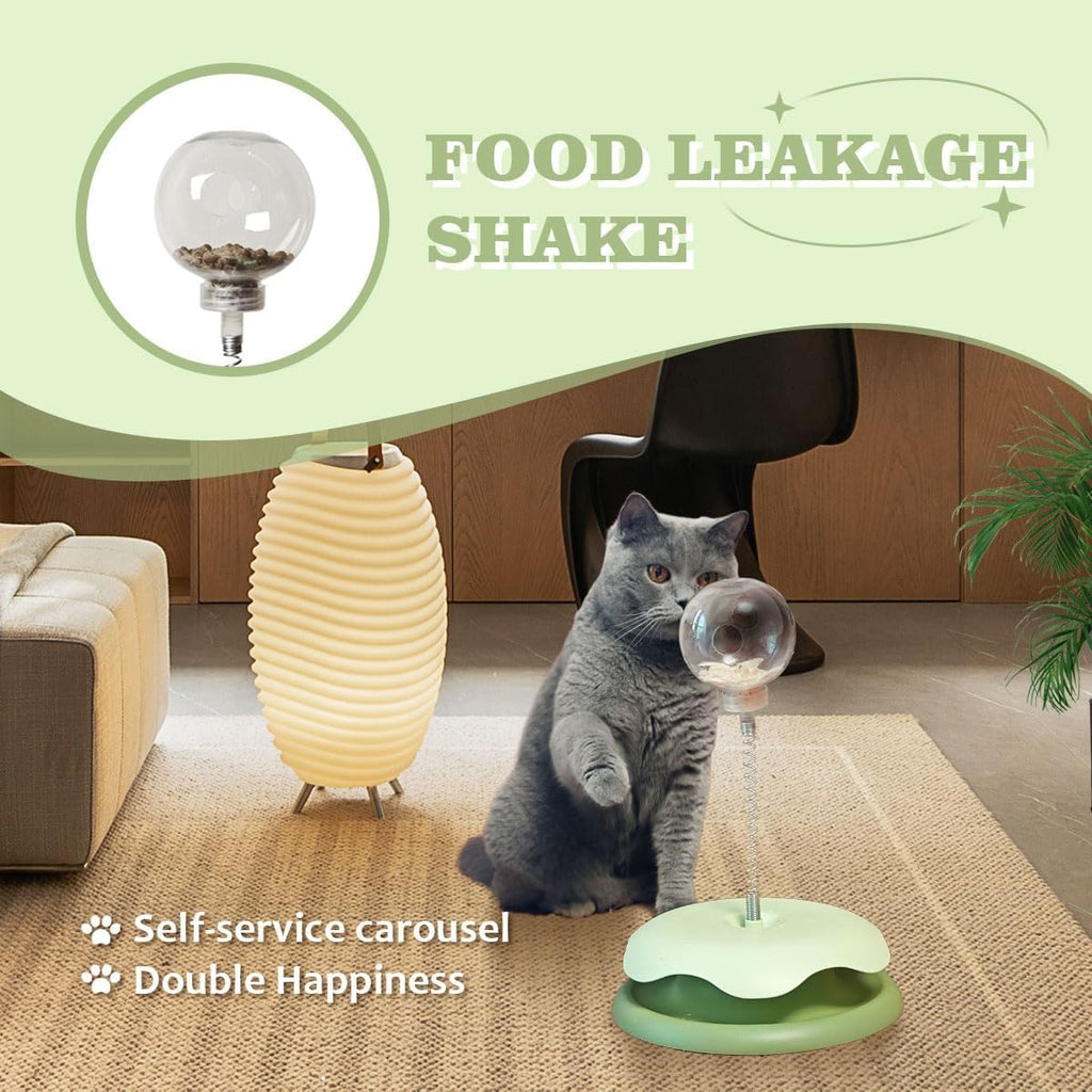 Cat Treat Dispenser Track Ball Toy